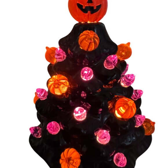 Light Up 7.5" Halloween Tree & 5.5" Halloween Nightlight NIB - Picture 5 of 7